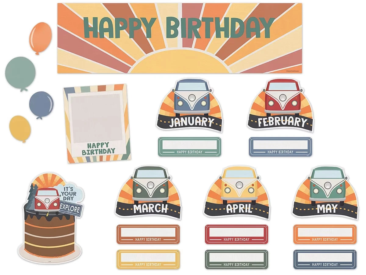 Moving Mountains Birthday Bulletin Board Set - US 2689