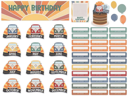 Moving Mountains Birthday Bulletin Board Set - US 2689
