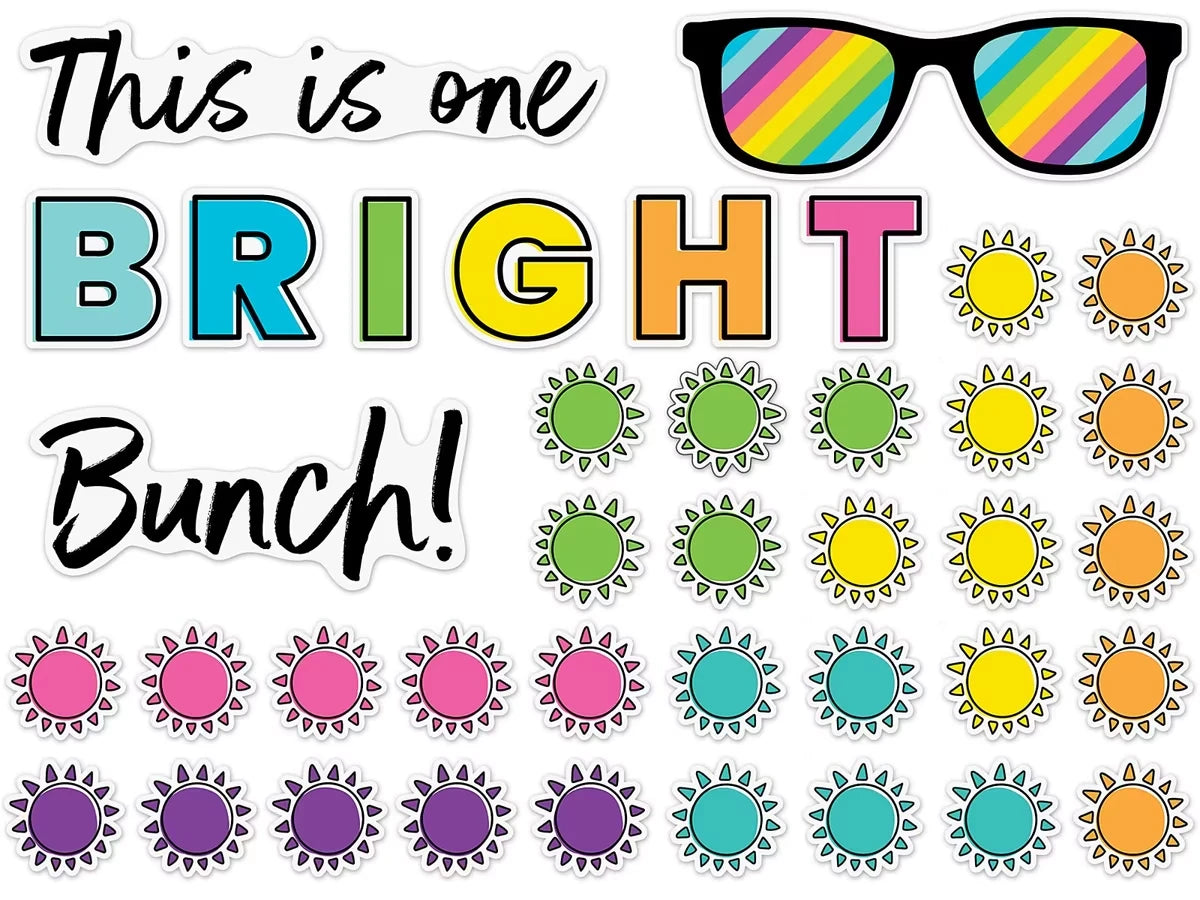 Kind Vibes Bright Bunch Bulletin Board Set - US 7227