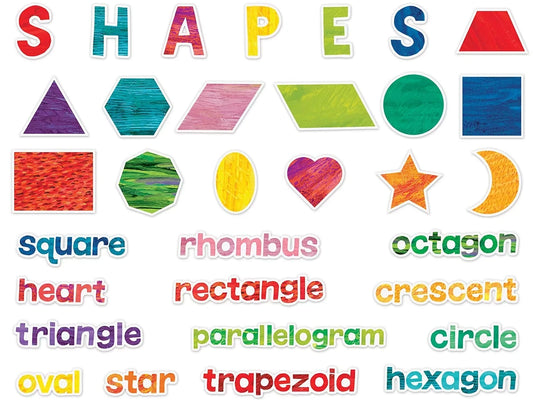 Eric Carle Shapes Bulletin Board Set - US 6075