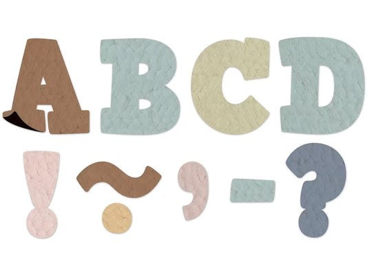 Everyone Is Welcome Bold Block 3" Magnetic Punch-Out Letters - US 9428