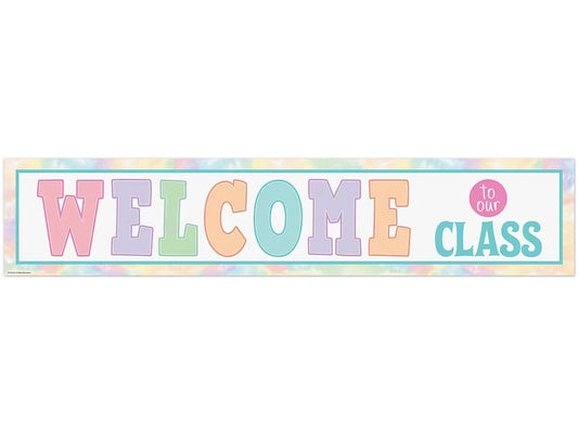 Pastel Pop Welcome Banner - US 6308