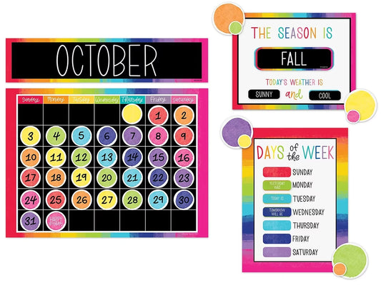 Light Bulb Moments Calendar Bulletin Board Set - US 4710