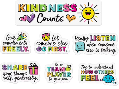 Kind Vibes Kindness Counts Bulletin Board Set - US 4112