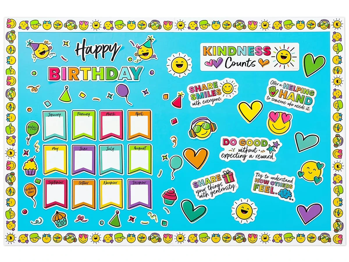 Kind Vibes Smiley Face Accents - US 5769
