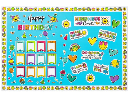Kind Vibes Kindness Counts Bulletin Board Set - US 4112