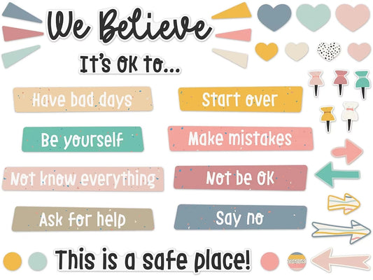 We Belong Motivational Bulletin Board Set - US 8014