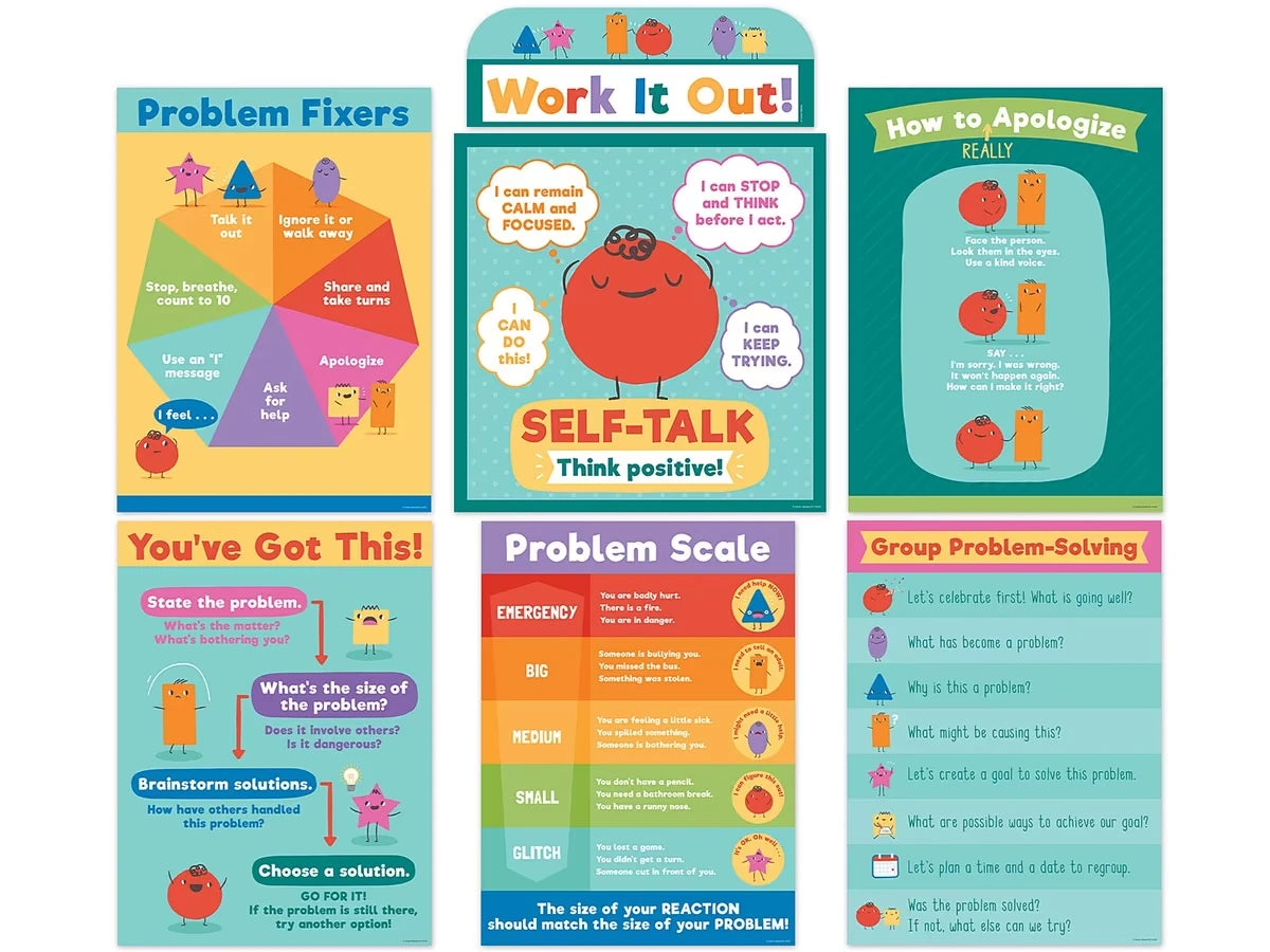 Social Problem-Solving Bulletin Board Set - US 4222