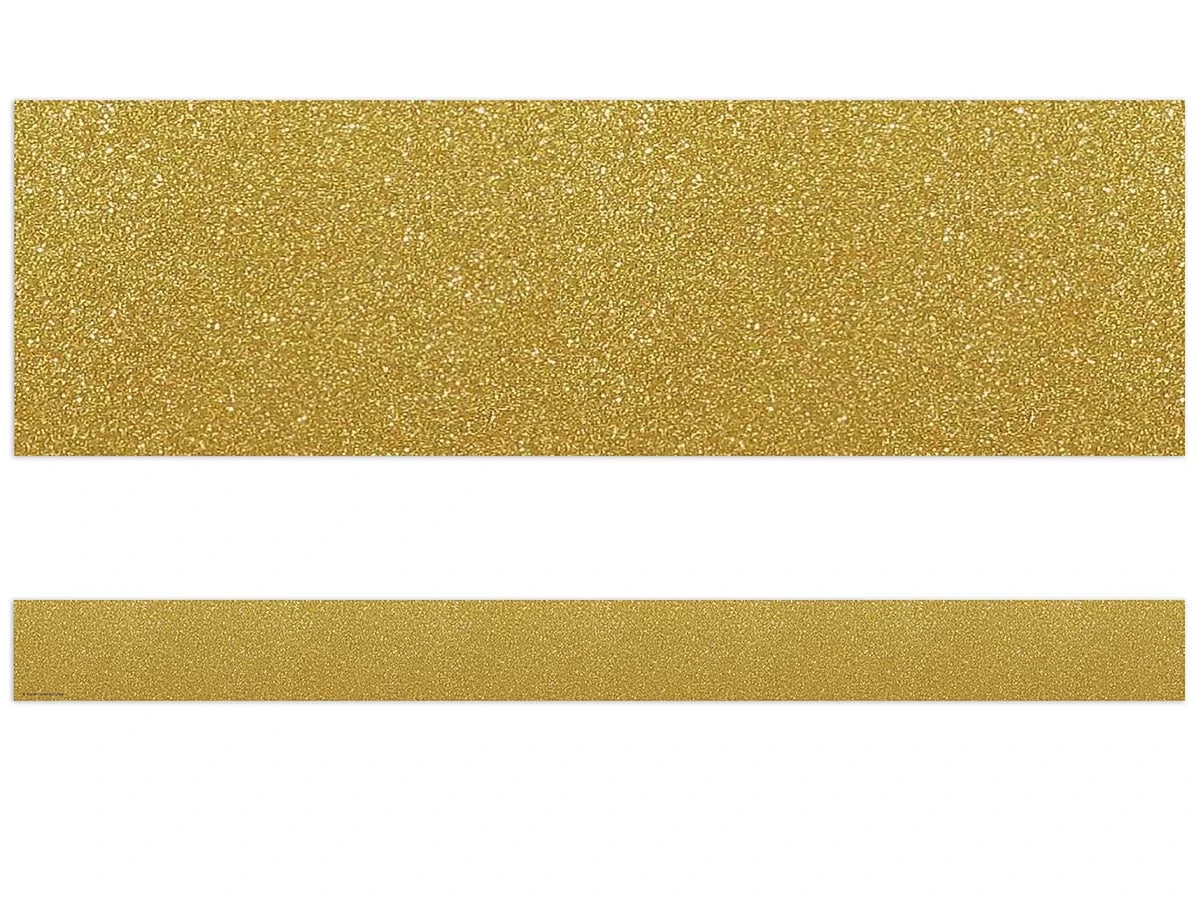 Confetti Gold Shimmer Border - US 4987