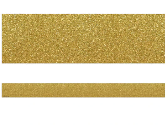 Confetti Gold Shimmer Border - US 4987