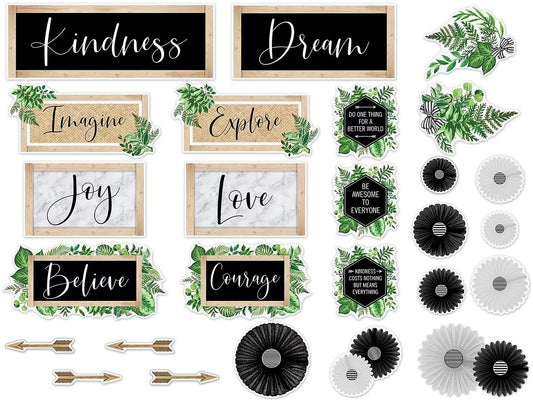Simply Boho Motivational Bulletin Board Set - US 3285
