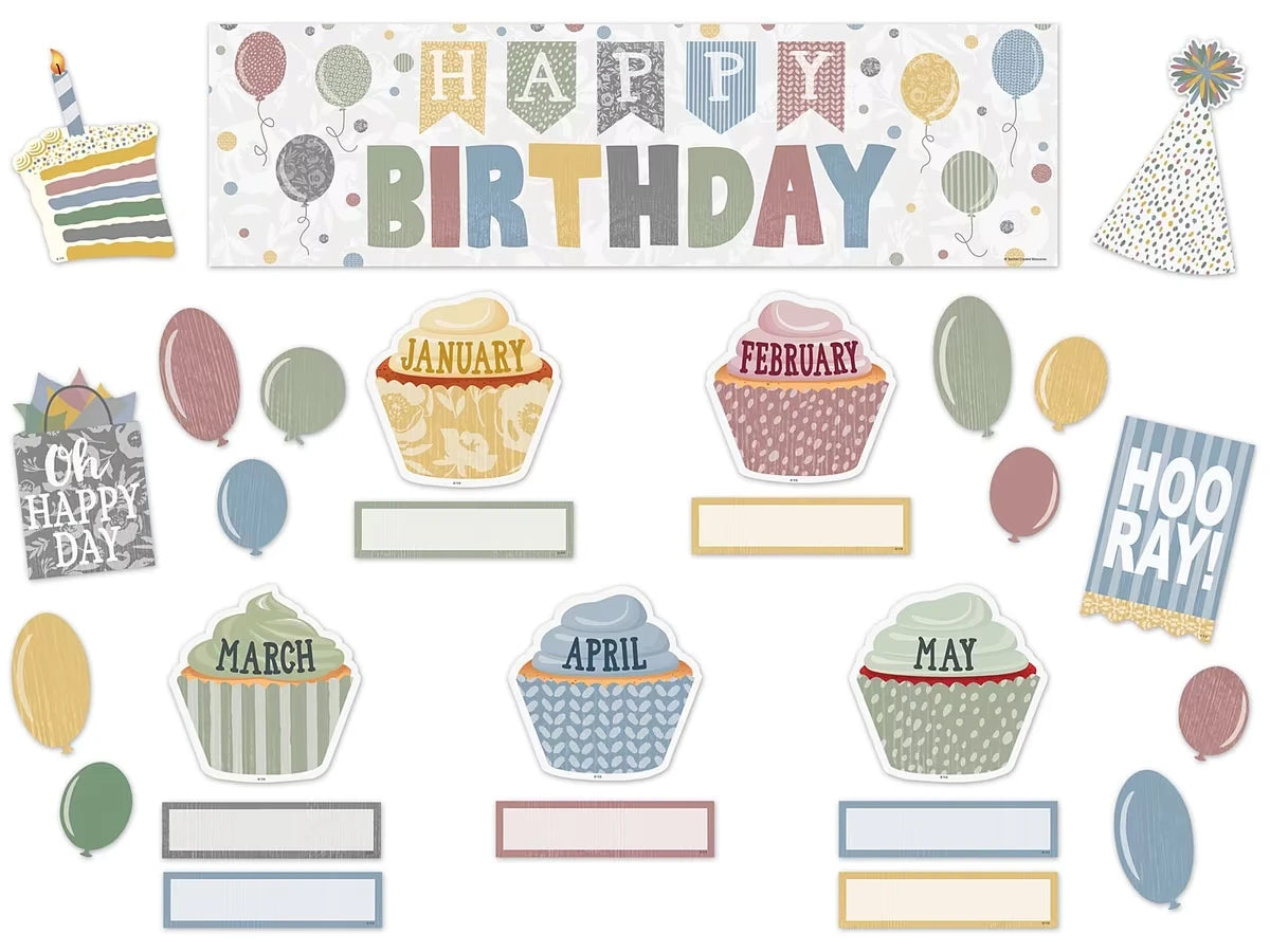 Classroom Cottage Birthday Bulletin Board Set - US 1229