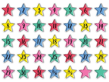 Star Bright Calendar Mini Accents - US 8462