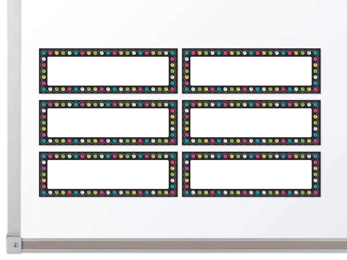 Chalkboard Brights Magnetic Write & Wipe Accents - US 5116
