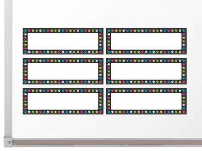 Chalkboard Brights Magnetic Write & Wipe Accents - US 5116