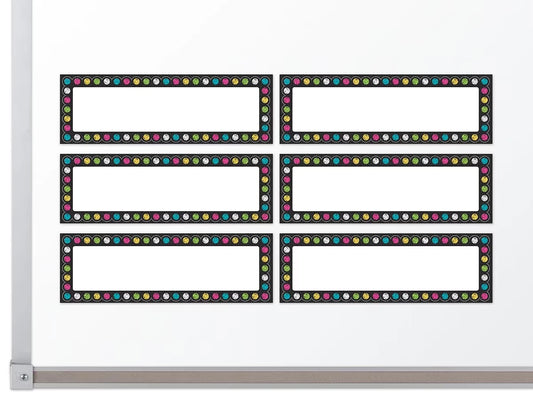 Chalkboard Brights Magnetic Write & Wipe Accents - US 5116