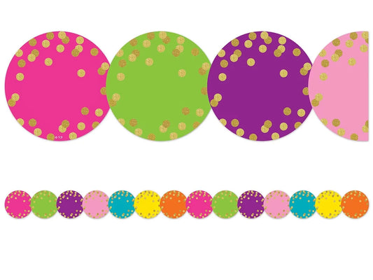 Confetti Circle Border - US 4510