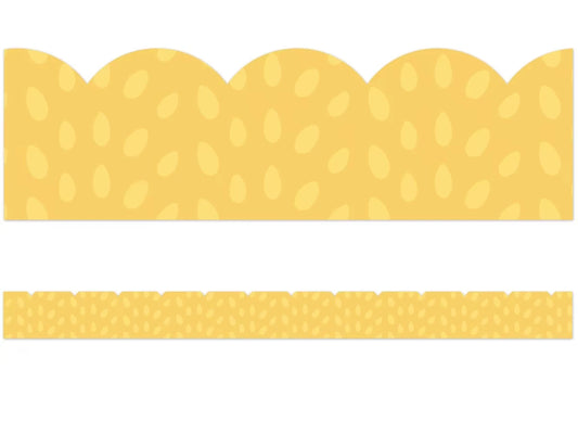 Grow Together Yellow Dot Scalloped Border - US 2992