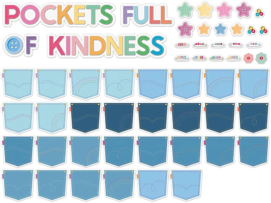 Crafty and Cool Pockets Full of Kindness Bulletin Board Set - US 7195