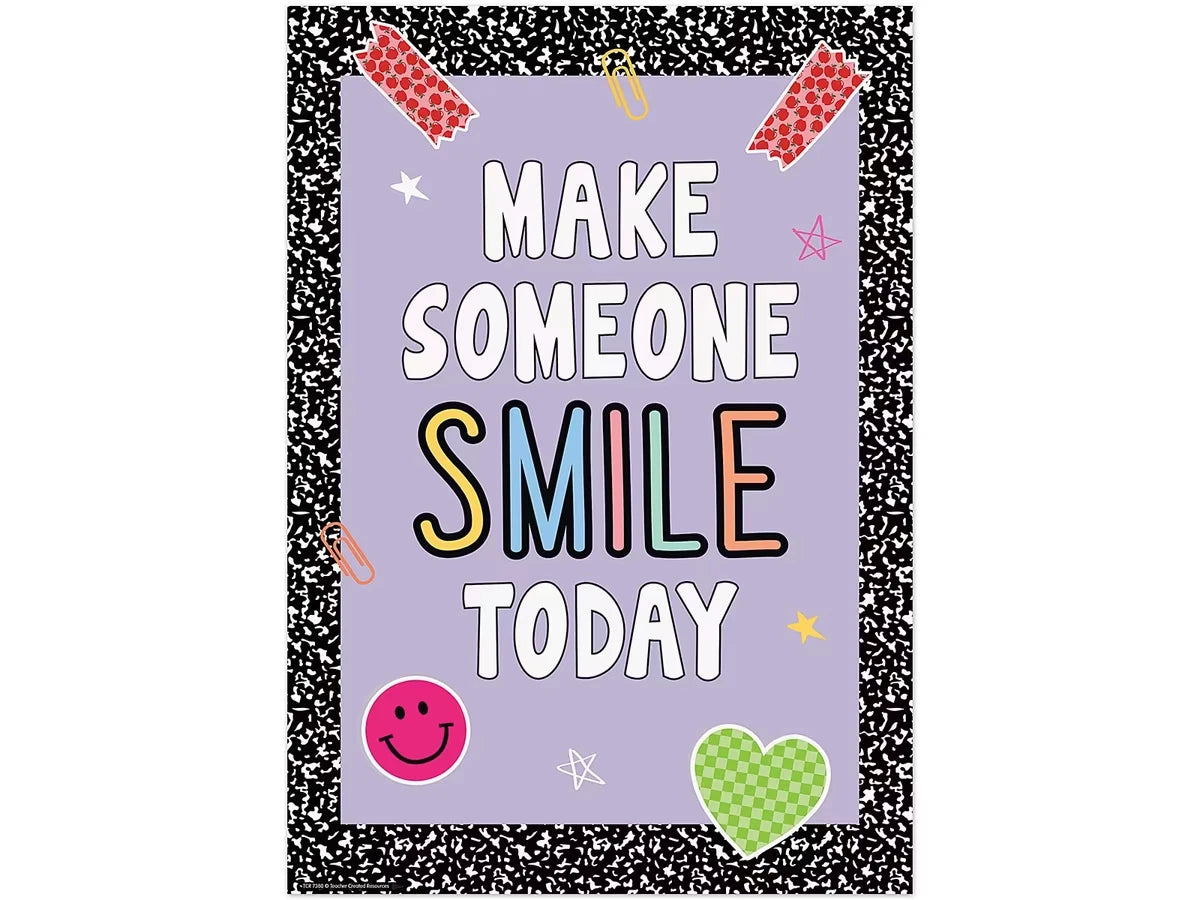 Cool for School Make Someone Smile Today Poster - US 8691