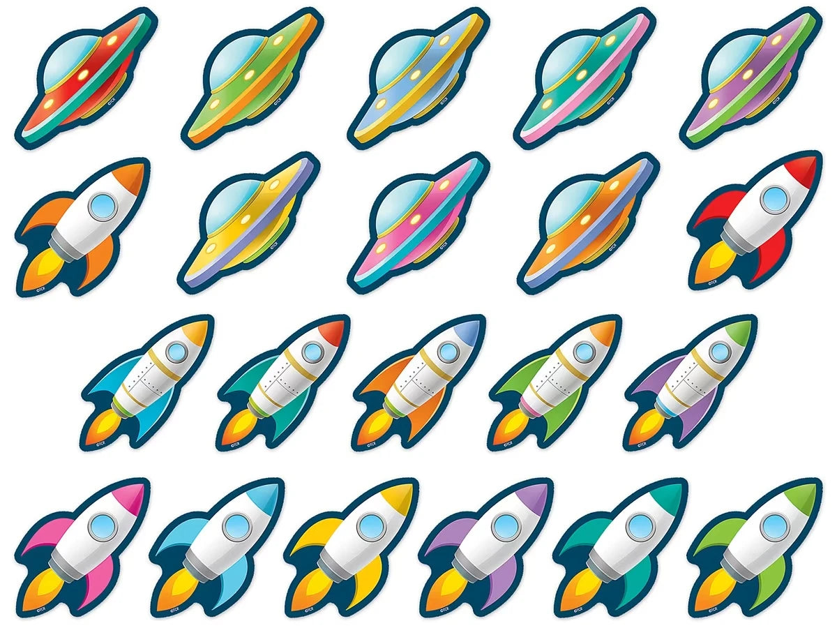 Outer Space Crew Mini Accents - US 7079