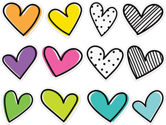Kind Vibes Doodle Heart Accents - US 7682