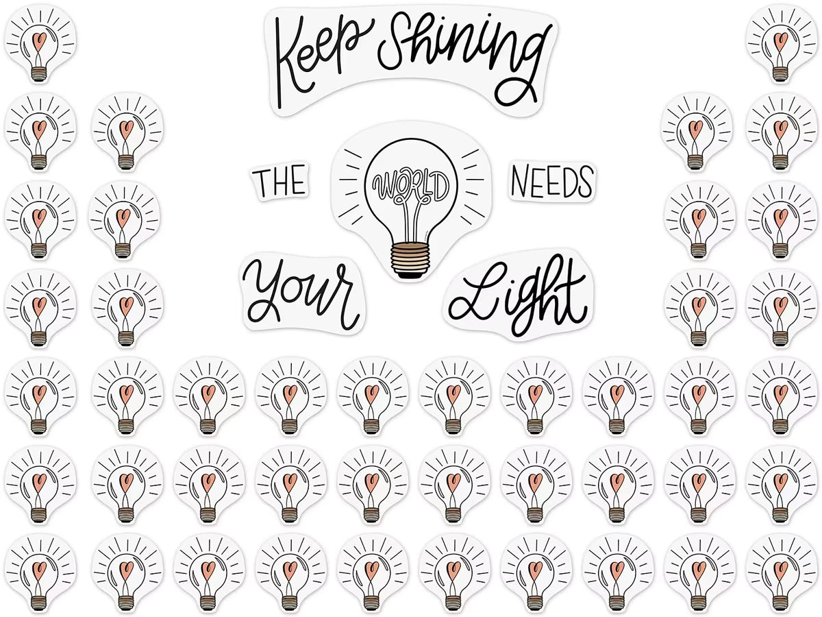 The World Needs Your Light Bulletin Board Set - US 1809