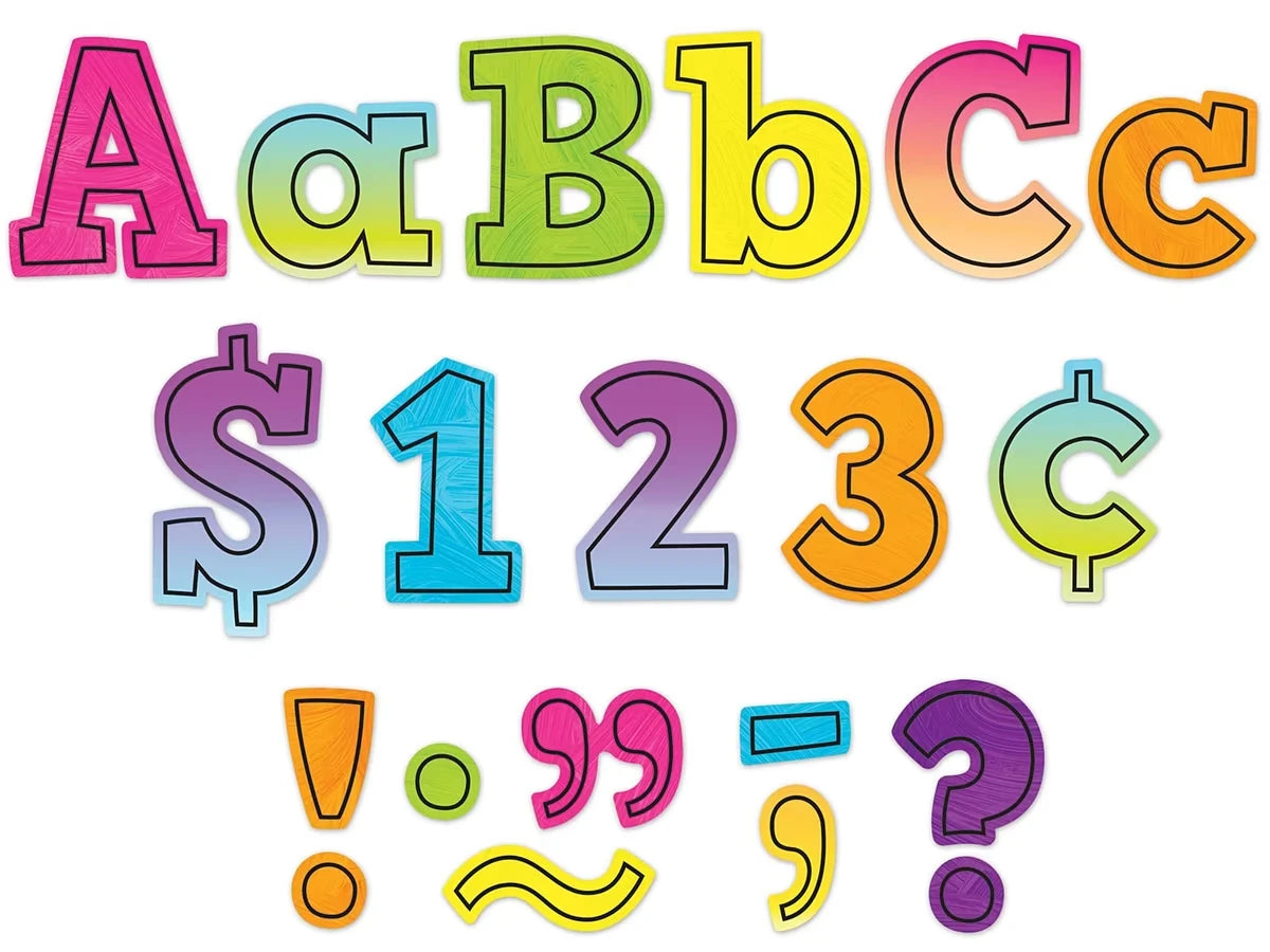 Brights 4Ever 4" Punch-Out Letters - US 9904