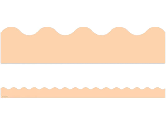 Pastel Pop Peach Scalloped Border - US 2372