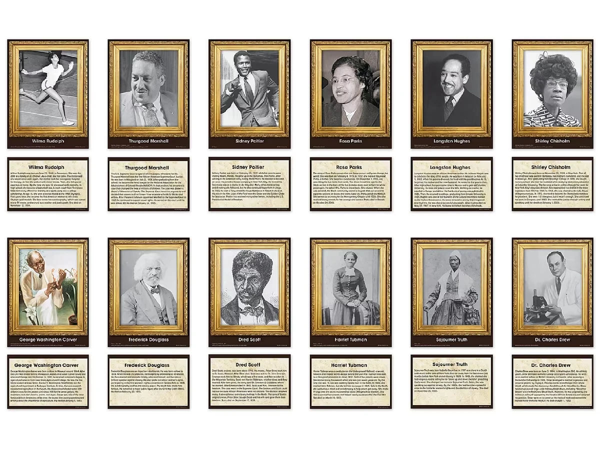 Influential African Americans Card Accents - US 9534
