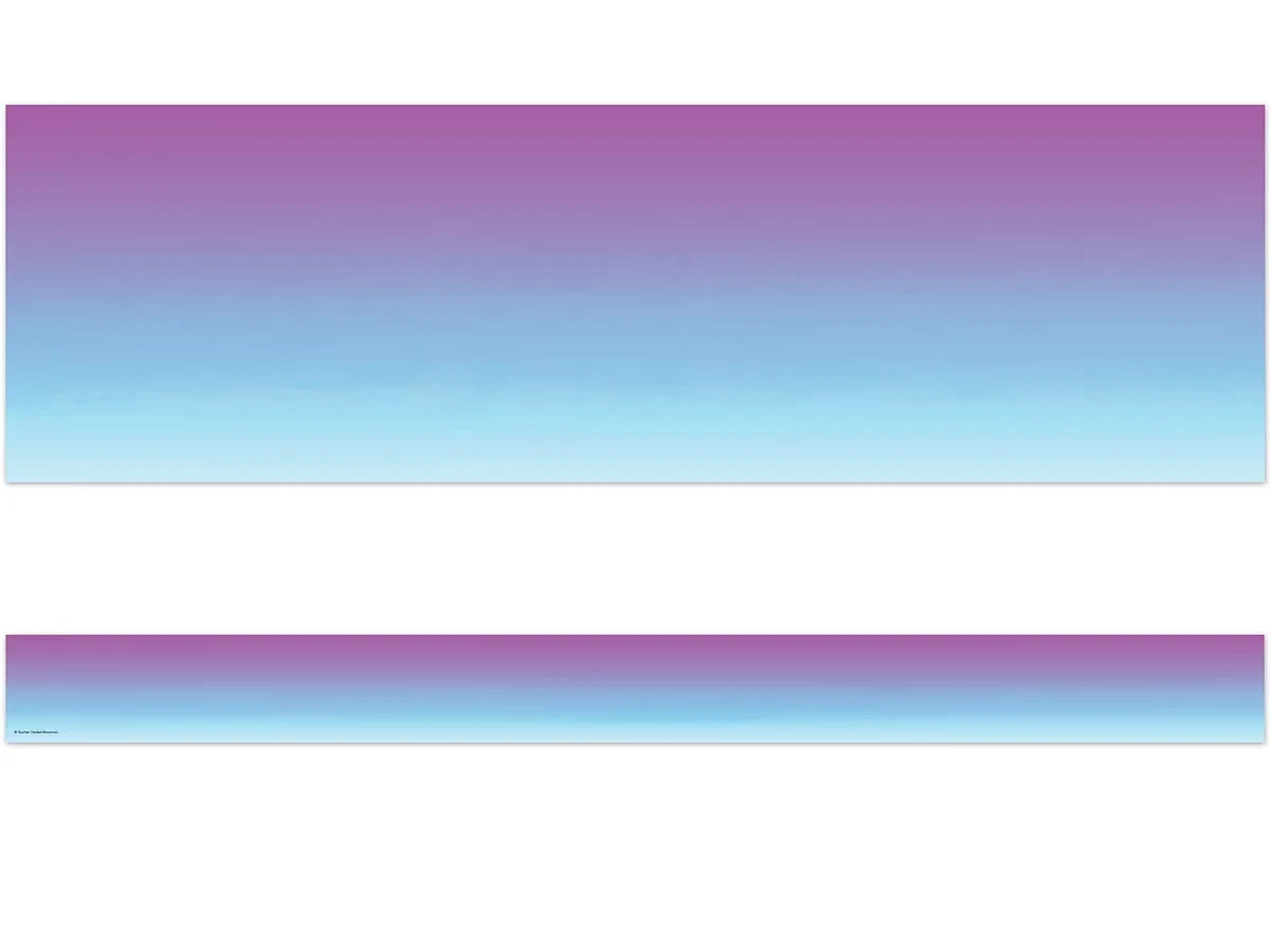 Brights 4Ever Purple Blue Color Wash Border - US 7428
