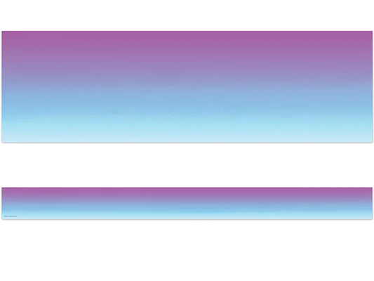 Brights 4Ever Purple Blue Color Wash Border - US 7428