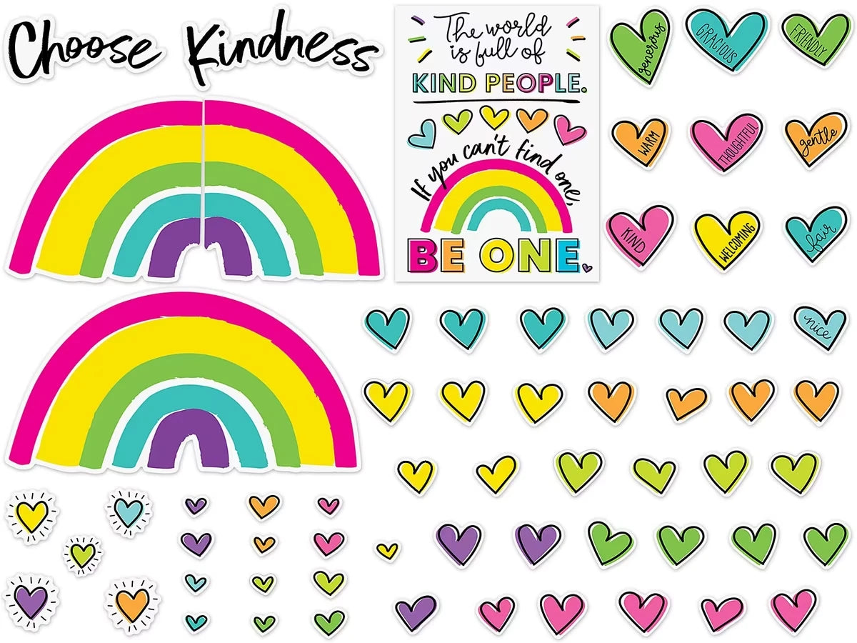 Kind Vibes Choose Kindness Bulletin Board Set - US 8407
