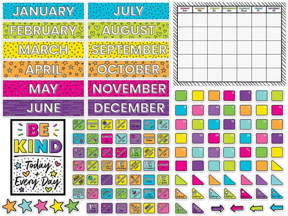 Kind Vibes Calendar Bulletin Board Set - US 7502