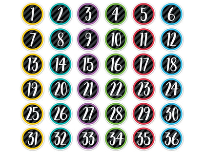 Bold & Bright Calendar Mini Accents - US 2045