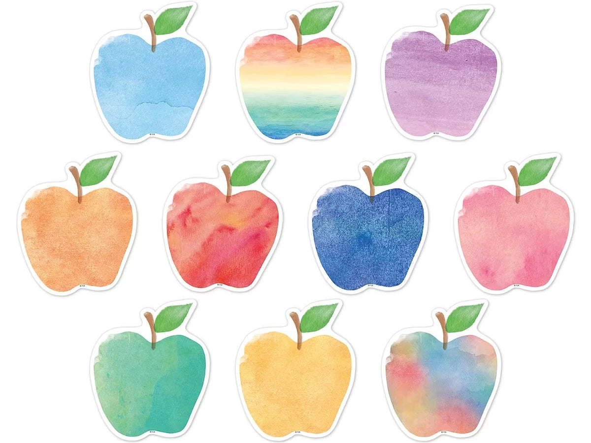 Watercolor Apple Accents - US 8327