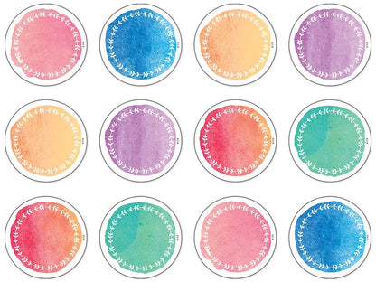 Watercolor Circle Mini Accents - US 3105