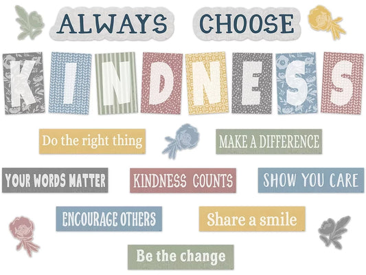 Classroom Cottage Choose Kindness Bulletin Board Set - US 1130
