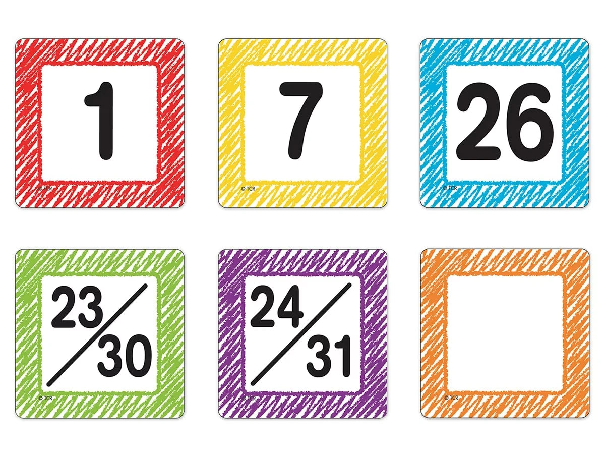 Scribble Calendar Mini Accents - US 9366