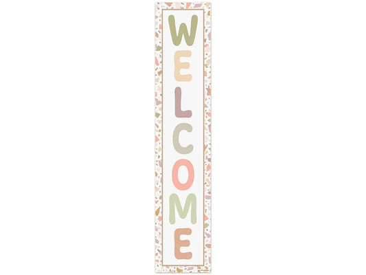Terrazzo Tones Welcome Banner - US 6612