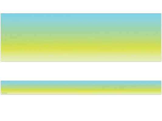Brights 4Ever Aqua Lime Color Wash Border - US 1763