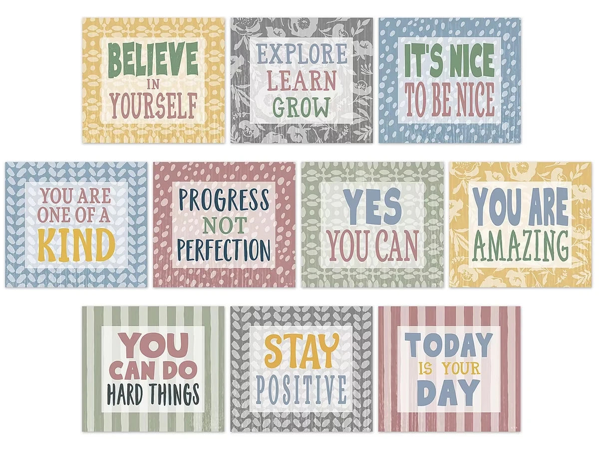 Classroom Cottage Motivational Accents - US 3881
