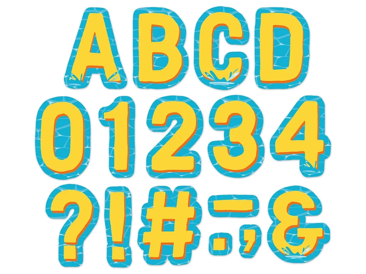 Seas the Day 3 1/2" Punch-Out Letters - US 4444