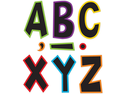 Electric Bright 7" Punch-Out Letters - US 8120