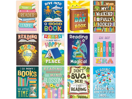 Reading Is Fun Small Motivational Poster Pack - US 9743