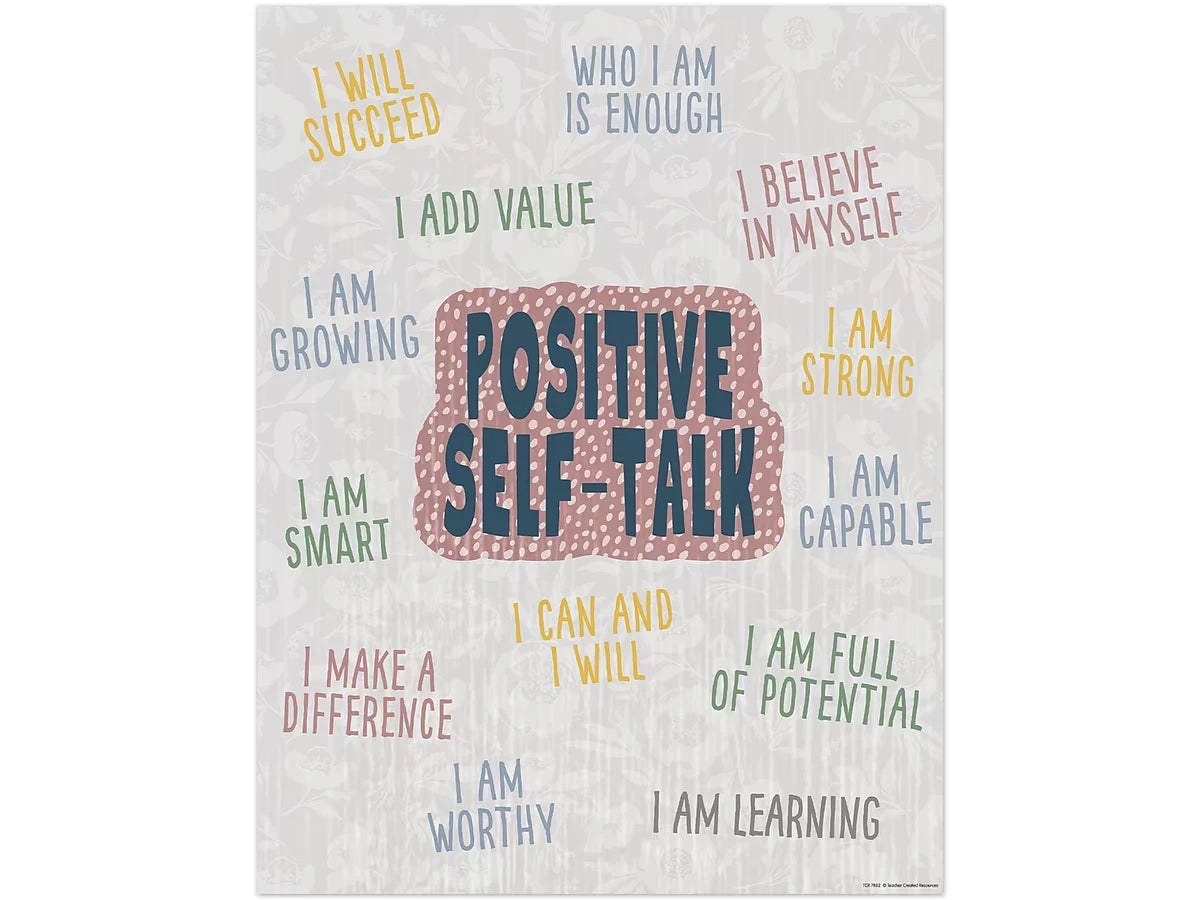 Classroom Cottage Positive Self-Talk Poster - US 9957