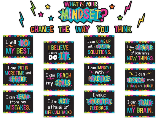 What Is Your Mindset? Bulletin Board Set - US 9344