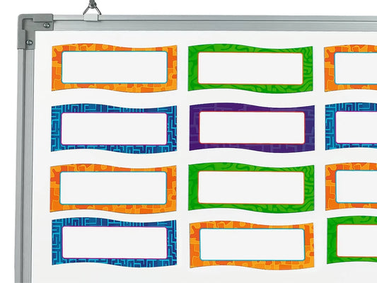 Wavy Magnetic Write & Wipe Accents - US 6362