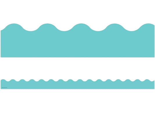 Light Turquoise Scalloped Border - US 3117