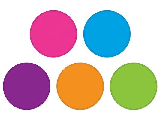 Bright Colors Circle Accents - US 9956